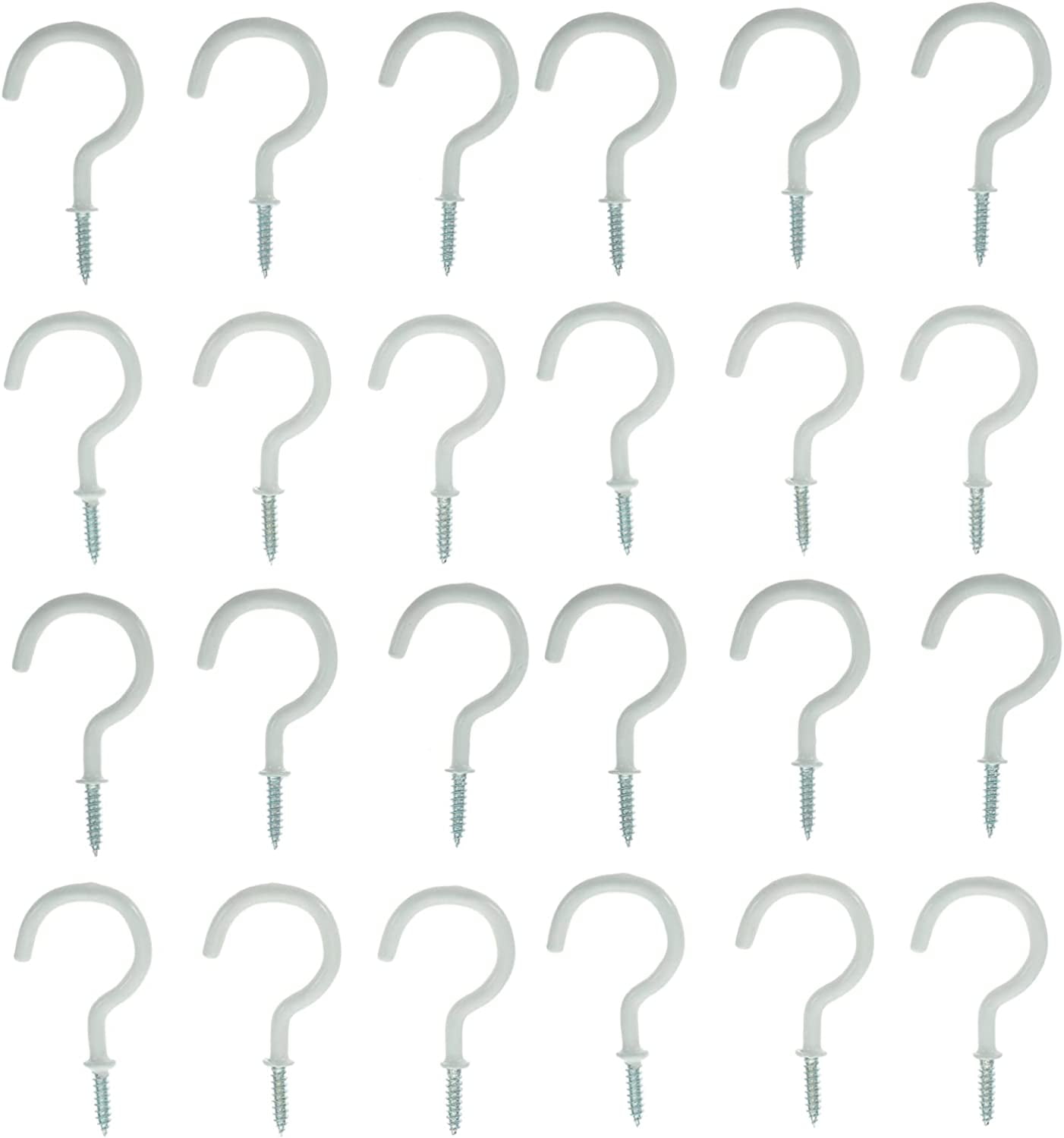 72 Pcs Screw Hook Outdoor Hooks for Hanging Towel Hooks Hanger Hooks