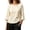 04# Beige, variant on Plus Size Women Linen Tops for Cotton Loose Fit Blouse Side Drawstring Ruffle Sleeve Top Summer Casual Beach Vacation Tunic Flowy Boho Chic S-2XL
