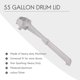 thumbnail image 3 of Llave de aluminio Compatible con apertura de tambor de 10, 15, 20, 30 y 55 galones, combustible de carreras, metanol, nitro, Alcohol, Gas de carrera, 3 of 5