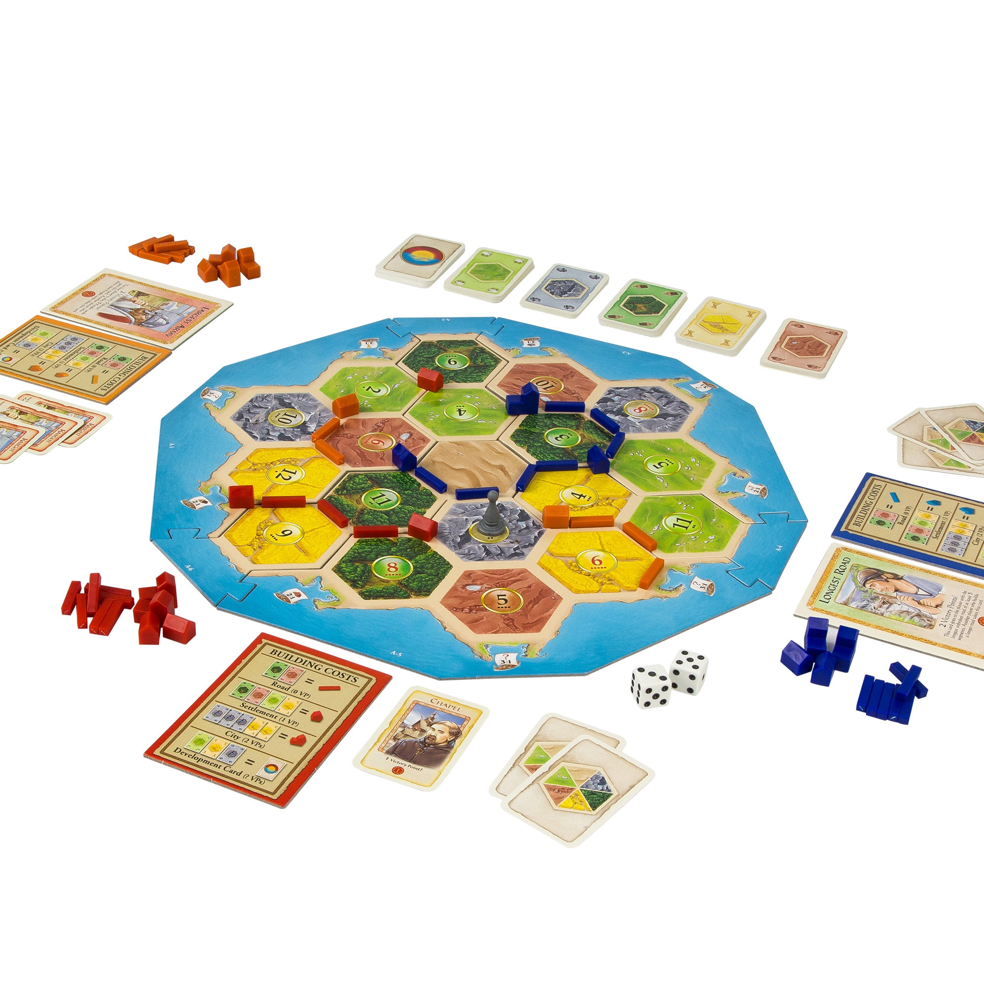  Rivals for CATAN Card Game DELUXE EDITION, Civilization  Building Strategy Game, Family Game for Adults and Kids, Ages 10+, 2  Players, Average Playtime 45-60 Minutes