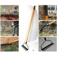 thumbnail image 5 of Ashman Online, 3 Various Assorted Garden Rakes  – Bow Rake, Garden Cultivator, and Garden Hoe, Black Color Metal Blade – Multipurpose Assorted Shovels with Strong Build 3 Pcs., 5 of 7