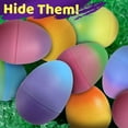 thumbnail image 5 of Stargo 3.2” Large Colorful Ombre Easter Eggs Empty 32 Pack- with hinges, Bright Pastel Colored, Plastic Easter Eggs Fillable, Eggs for Easter Egg Hunts, Ombre Pastel Colors Party Favor, Surprise Eggs, 5 of 6