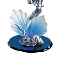 thumbnail image 6 of Mermaid and Shell Handcrafted Glass Figurine with 22k Gold Trim QGL3743, 6 of 6