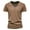 tg08#-Coffee, variant on Stylish Men's V Neck T Shirts - Comfortable Loose Fit Summer Tees for Daily Casual Wear Tops