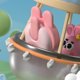 thumbnail image 2 of Juguetes Walkie Talkie Walkie Talkie con linterna de 22 canales, conexión de 3 KM, regalo de cumpleaños (conejo), 2 of 8