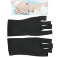 thumbnail image 1 of 1 par de guantes AntiUV LED para decoración de uñas, lámpara de curado, guante de protección UV, guante para el cuidado de la piel (negro), 1 of 12