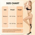thumbnail image 5 of Manzi 2 Pairs Backseam Pantyhose for Women Seamed Nylon 20D Sheer Tights, 5 of 7