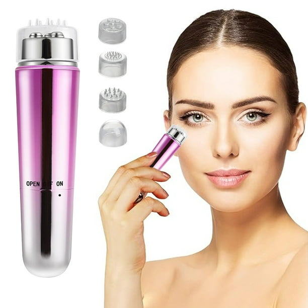 Fiudx Varita para Levantar Los Ojos, Aplicador Vibratorio de Crema para Ojos, Dispositivo para Reducir Ojeras, Herramienta para Aliviar La Hinchazón, Solución para Suavizar Las Arrugas, Rutina Diaria