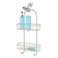 thumbnail image 2 of iDesign Classico Shower Organizer Caddy, 2 Shelves, Non-Slip Grip, Satin, 2 of 5
