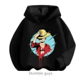 thumbnail image 3 of Ropa de primavera y otoño para niños, sudadera de una pieza para niños, ropa para niñas, sudadera de dibujos animados de Anime Luffy Zoro, traje para adolescentes, camisetas con capucha de Sonic, 3 of 5