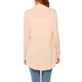 thumbnail image 6 of LOVZFMLL Long Cardigan for Women Open Front Long Sleeve Cover-Ups with Pockets for Spring & Fall Casual Wear Solid Color, 6 of 9