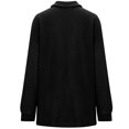 thumbnail image 2 of Vedolay Cute Tops for Women Womens Casual Half Zip Pullover Sweatshirt Long Sleeve Knit Tunic Pullover Tops,Black M, 2 of 5