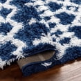 thumbnail image 4 of Mark&Day Area Rugs, 7x9 Carter Global Shag Dark Blue Area Rug, Navy White Carpet for Living Room, Bedroom or Kitchen (6'7" x 9'6"), 4 of 6