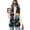 Colorful Planet Space Print, variant on Chririnla Cowhide Spots Pattern, Open Front Outerwear Vest for 2026 Work Spring, Dressy Lightweight Business Blazer