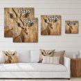 thumbnail image 4 of Designart "Graceful Antelope Serenity in Motion III" Animals Print on Natural Pine Wood, 4 of 5