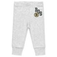 thumbnail image 4 of Newborn & Infant WEAR by Erin Andrews Boston Bruins Turn Me Around Bodysuits & Pants 3-Piece Set, 4 of 5