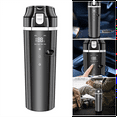 thumbnail image 2 of 12V/24V Car Heating Cup Digital LCD Display Electric Kettle Stainless Steel Car Heated Smart Mug 500ML Heated Kettle, 2 of 6