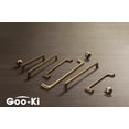 thumbnail image 3 of Goo-Ki 12 Pack 4''(102mm) Hole Center Antique Brass Cabinet Pulls, Retro Zinc Alloy Minimalist Style Cabinet Handles for Drawer,Dresser,Cupboard Wardrobe Cabinet, 3 of 11