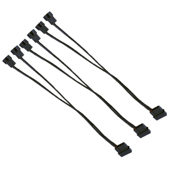 WHAMVOX Cooling Fan Adapter Cable Fan Connector Cable M Black