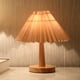 thumbnail image 5 of Lámpara de noche de madera retro con pantalla para mesita de noche, decoración de luz nocturna Atenuación táctil, 5 of 9