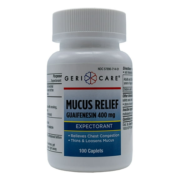Gericare Mucus Relief Caplets 100ct