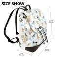 thumbnail image 2 of Kowoue Bluey Pattern Women's Leather Backpack – Genuine Leather Backpack for School, Work, Travel, and Everyday Use, 2 of 4