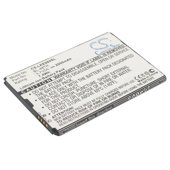2000mAh BL-48TH Battery LG F-240K, F-240S, Gee FHD, L-04E