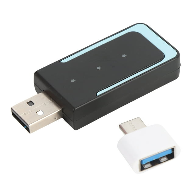 CarPlay Adaptateur Sans Fil Plug Play 5.0 WiFi Dongle Sans Fil pour IOS Auto Appels Mains Libres Diffusion en Continu de Musique Navigation