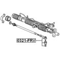 thumbnail image 2 of Febest STEERING TIE ROD END # 0321-FRV OEM 53541-SJF-013, 2 of 2