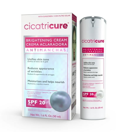 Cicatricure Brightening Face Cream with Qacetyl and Nutri-Aclarant 1.6 oz