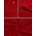thumbnail image 6 of JYLFC Womens Plus Size Tops V Neck Long Sleeveless Blouse, Burgundy 3XL, 6 of 7