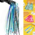 thumbnail image 4 of 2pcs New Cycling Accessories Kids Girls Boys Bike Bicycle Decoration Scooter Parts Streamers Tassel Tricycle Handlebar Tassels 6, 4 of 8