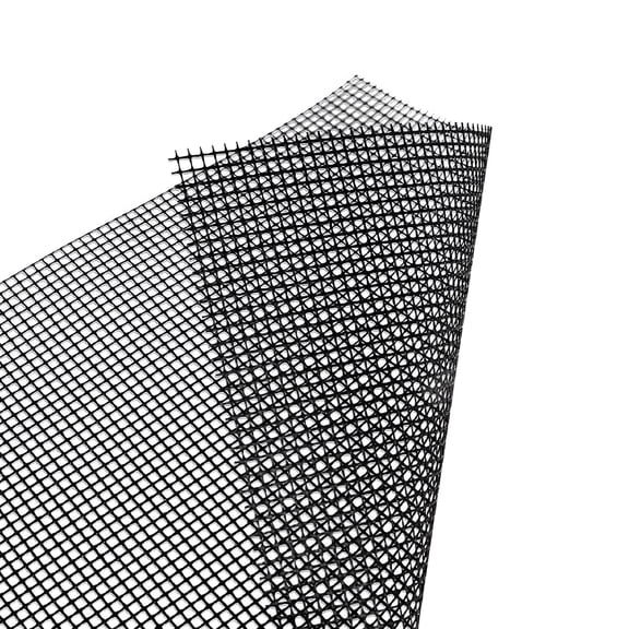 ACDANC Grill Mesh Mat,Reusable Non-Stick Grill Mat for Vegetables Fish,Glass Fiber Grilling Mat Sheets for Outdoor Smoker Charcoal Gas Electric Grill BBQ Tools (15.75 x 13 inch,Black)