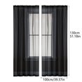 thumbnail image 2 of Transformez Votre Espace avec des Rideaux Semi-Transparents Unis Élégants – Intimité et Style pour Salons et Chambres, 2 of 8