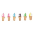 thumbnail image 1 of Juego de Juguetes de Helado Jadeshay 6 Piezas de Vinilo Simulación, 1 of 14