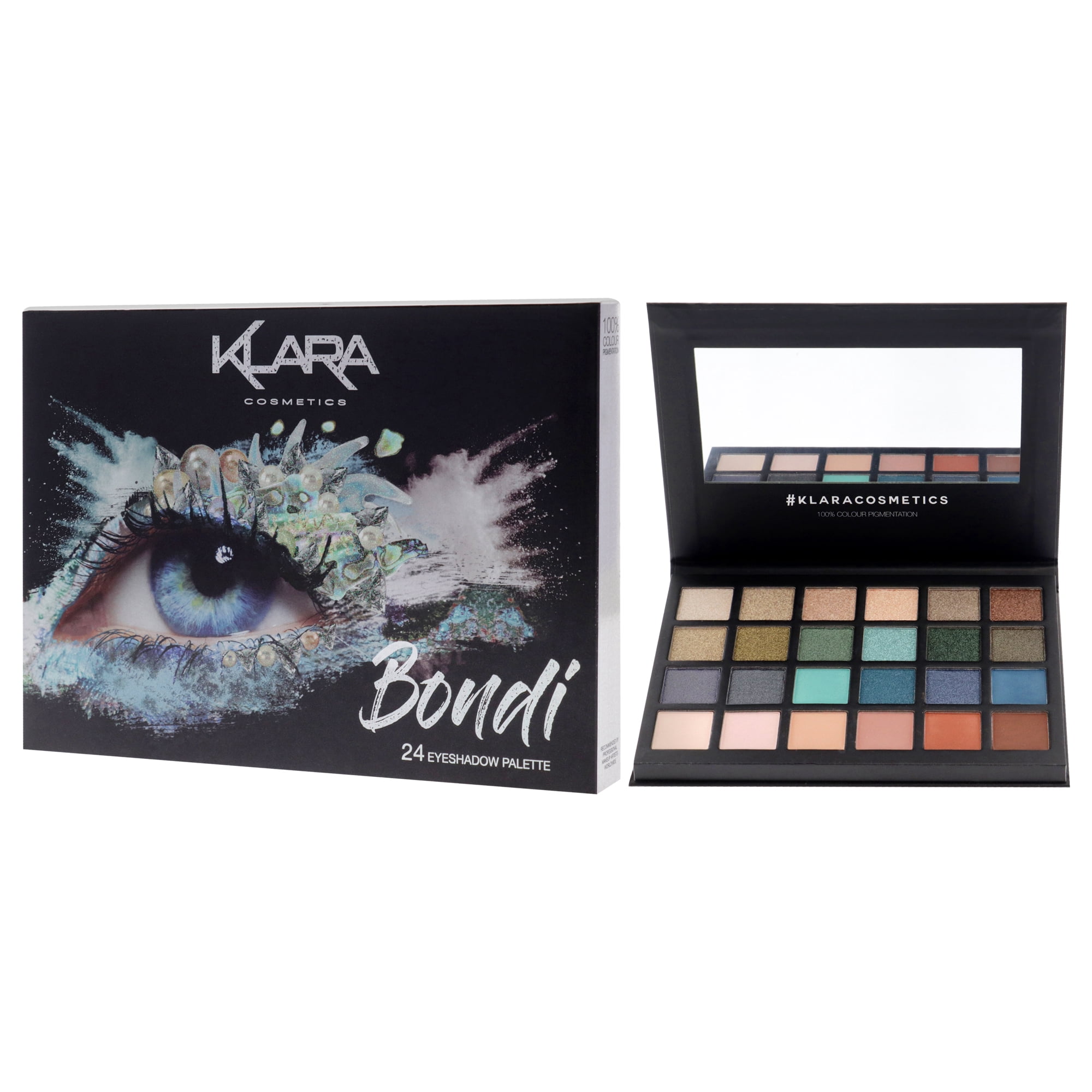 Klara 24 Eyeshadow Palette - Bondi , 1.68 oz Eye Shadow