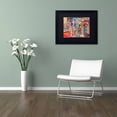 thumbnail image 3 of Trademark Fine Art "The Man Who Was Lighter, Duck, and Snake" Canvas Art by Josh Byer, Black Matte, Black Frame, 3 of 4