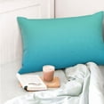 thumbnail image 4 of Kdxio Cotton Pillow Cases 14"x20" Pillowcases,Soft and Breathable Bedroom Pillow Cases-Teal Turquoise-No Pillow Core, 4 of 5