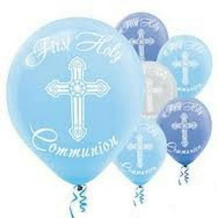 Amscan First Holy Communion Printed Latex Balloons 15 Ct Party
