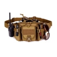 thumbnail image 2 of Sac Banane pour Hommes Sac Banane de Course Sac de Taille Sangle de Sac de Taille Ajustable Molle Voyage Ceinture de Hanche Pochette pour Fesses pour Voyage Plein Air Randonnée Cyclisme, 2 of 6