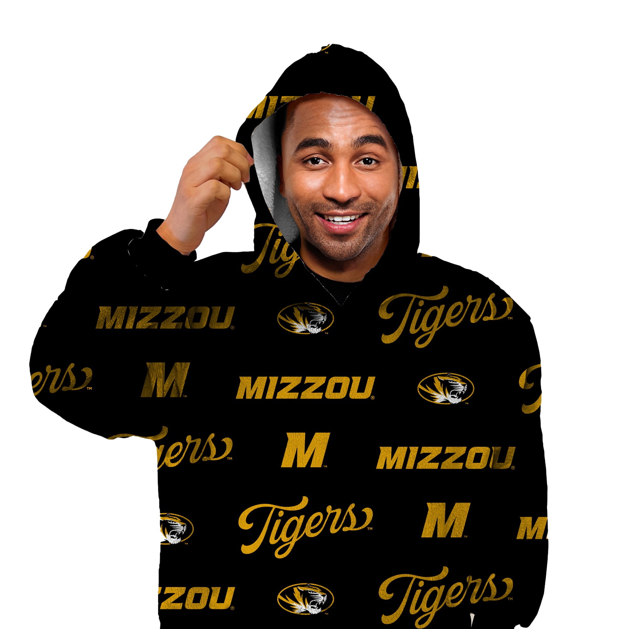 NCAA Unisex Missouri Tigers FAN CAPE Game Day Fan Apparel