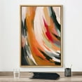 thumbnail image 2 of IDEA4WALL Framed Canvas Print Rainbow Pastel Paint Stroke Swirl Abstract Wall Art Modern Multicolor Artwork Decor Bohemian Relax/Zen for Living Room, Bedroom, Office - Natural 16"x24", 2 of 5
