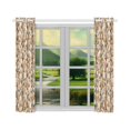 thumbnail image 3 of BSDHOME Beach Pebbles Window Curtain Kitchen Curtain 26x39 inches (Two Piece), 3 of 3