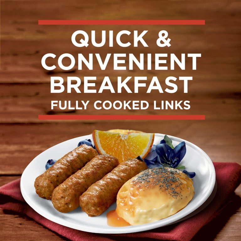 Banquet Brown 'N Serve Vermont Maple Sausage Links, 6g Protein per