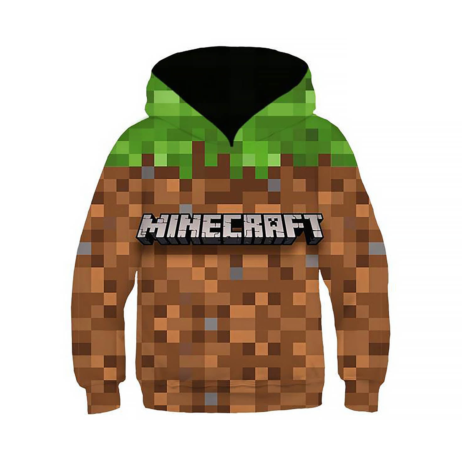 Minecraft Hoodie For Kids 3d Print Pullover Sweatshirts Hooded Hoodies With Pockets 