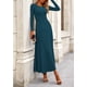 thumbnail image 3 of Conjunto PRETTYGARDEN de Top Corto de Punto Acanalado y Falda Maxi Azul Talle S, 3 of 7