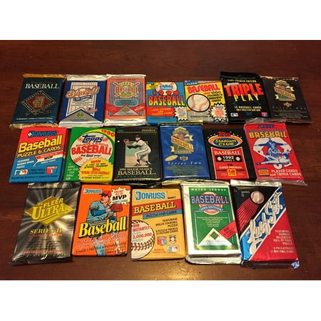 50 Original Unopened Packs of Vintage Baseball Cards (1986-1994) - Look for rookie cards, hall of famers, special inserts, and more!!, Great.., By Rookie HQ Ship from