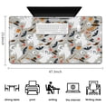 thumbnail image 5 of Long Mouse Pads for Desk,Happy Halloween Pattern Desk Mats on Top Of Desks, Desk Mouse Pad Extra Large with 3mm Non-Slip Base and Stitched Edge for Gaming,Office,Work,Home 47.3x23.6in, 5 of 5