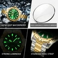 thumbnail image 4 of Poedagar Luxury Military Sports Waterproof Luminous Date Week Men's Blue Quartz Watches, 4 of 6