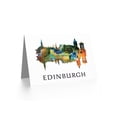 thumbnail image 2 of Scottish City Skyline Reflection Edinburgh Scotland Greetings Card Plus Envelope Blank inside, 2 of 3